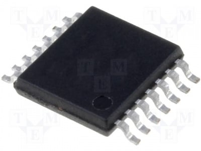 PIC16F1825-E/ST Микроконтролер PIC; EEPROM:256B; SRAM:1024B; 32MHz; TSSOP14